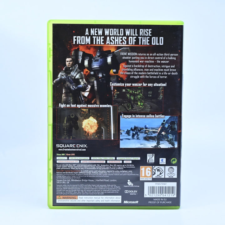Front Mission Evolved - Xbox 360 Game + Manual - PAL - MINT DISC!