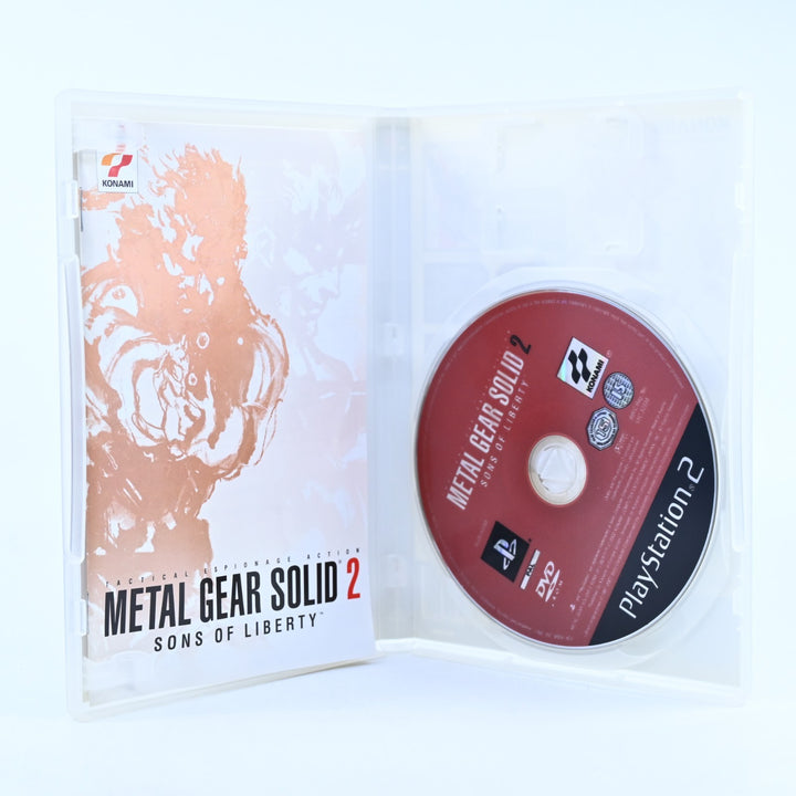 Metal Gear Solid 2: Sons of Liberty - Sony Playstation 2 / PS2 Game + Manual