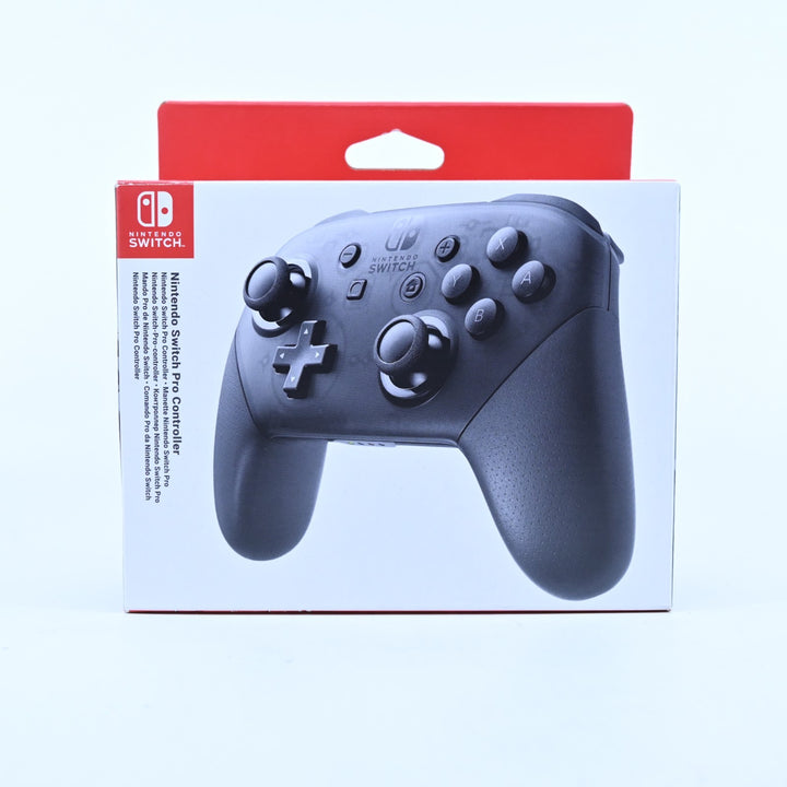 Boxed Nintendo Switch Pro Controller Black - Nintendo Switch Accessory