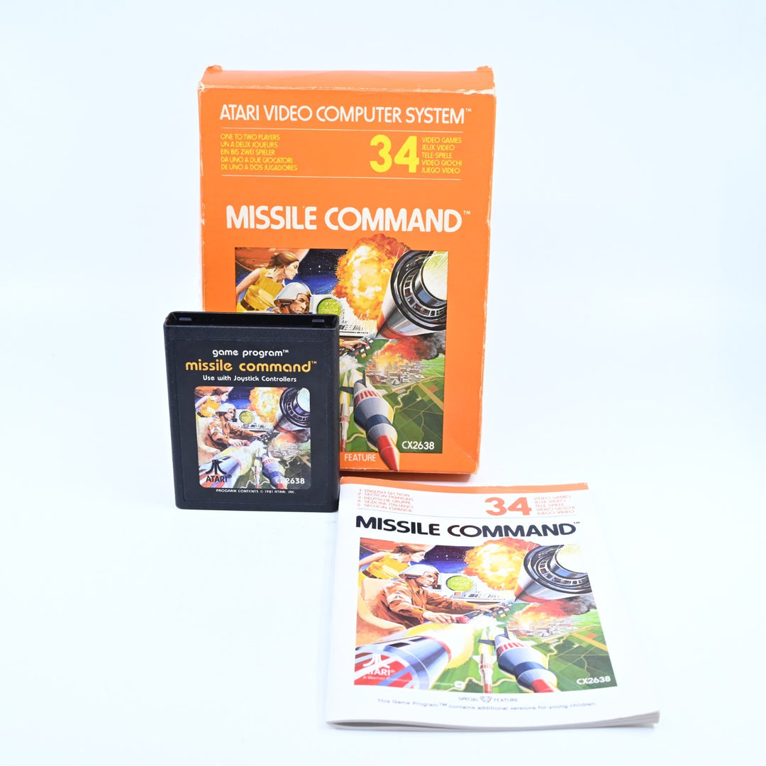 Missile Command - Atari 2600 Boxed Game + Manual - PAL - FREE POST!