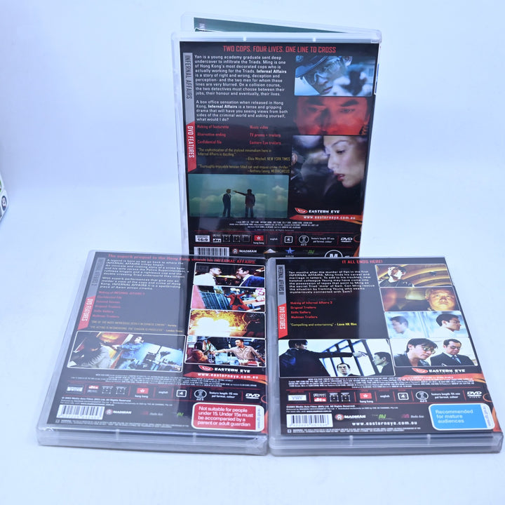 Infernal Affairs - 3 Movie Box Set - Region 4 - DVD