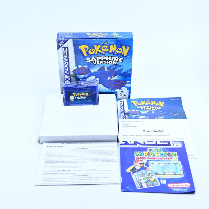 Pokemon Sapphire Version - Nintendo Gameboy Advance / GBA Boxed Game - PAL