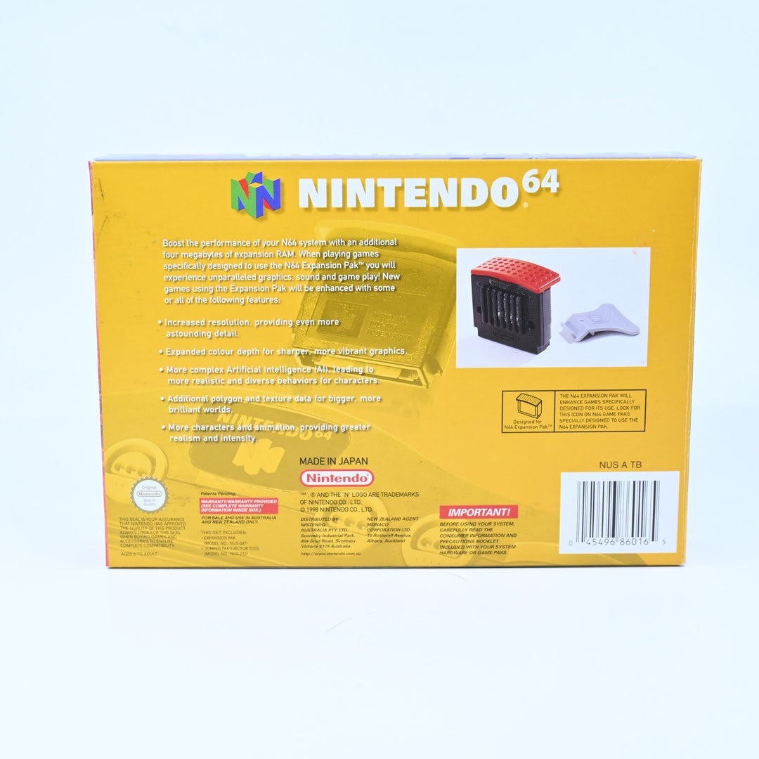 Boxed Expansion Pak - N64 / Nintendo 64 Accessory - PAL - FREE POST!