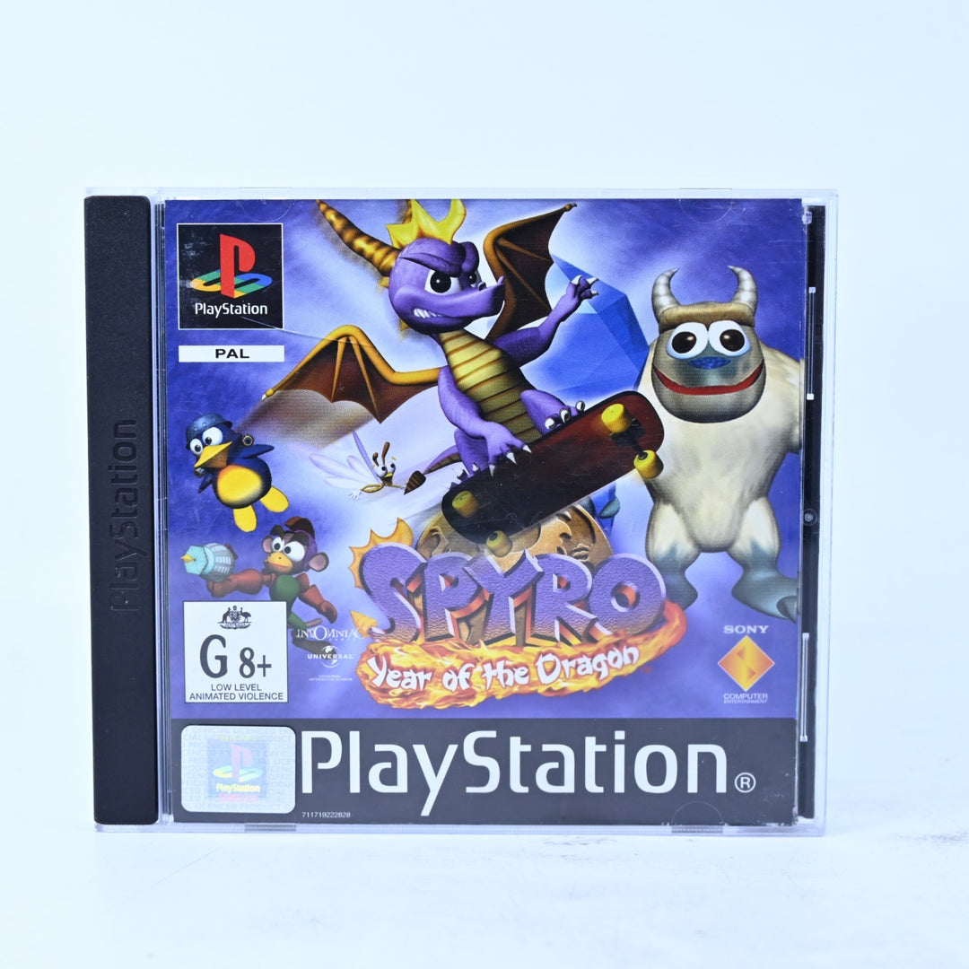 Spyro: Year of the Dragon - Sony Playstation 1 / PS1 Game + Manual - PAL