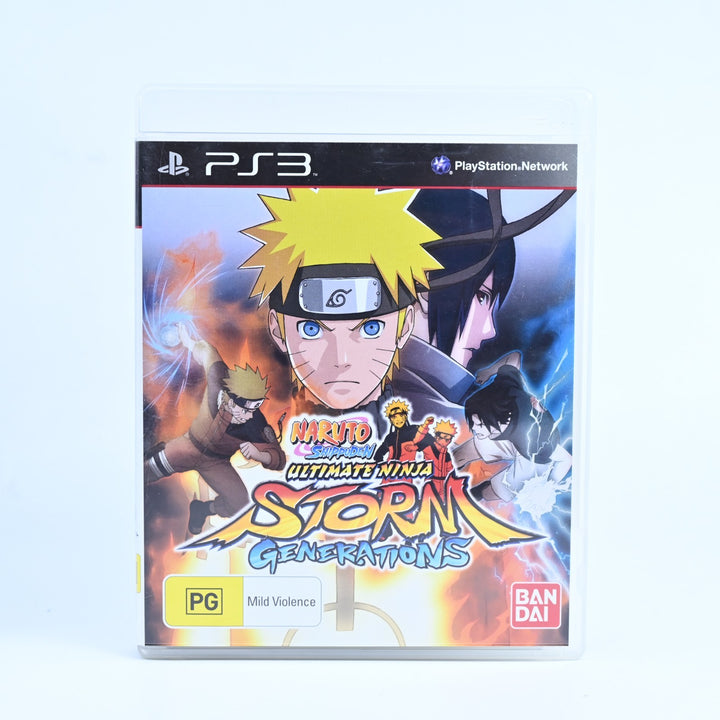 Naruto Shippuden: Ultimate Ninja Storm Generations - PS3 Game + Manual