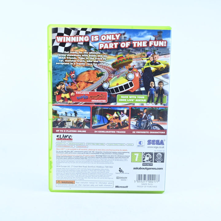 Sonic & Sega All-Stars Racing with Banjo & Kazooie - Xbox 360 Game + Manual