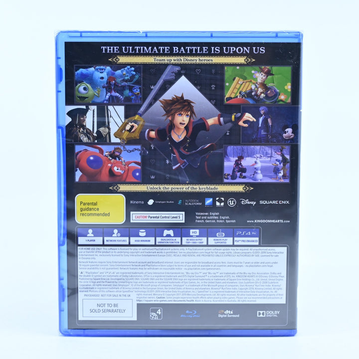 Kingdom Hearts III Deluxe Edition - Sony Playstation 4 / PS4 Game - MINT DISC!