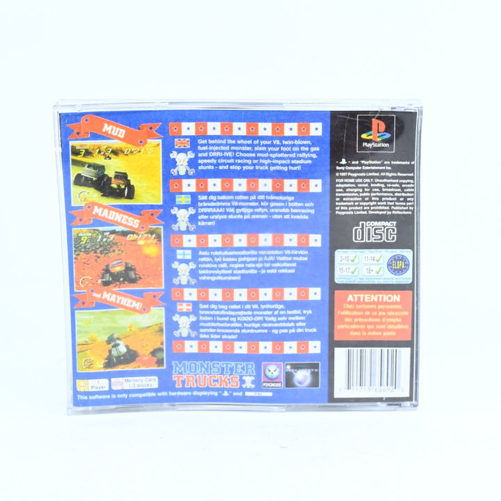 Monster Trucks - Sony Playstation 1 / PS1 Game - No Manual - PAL - Ex-Rental