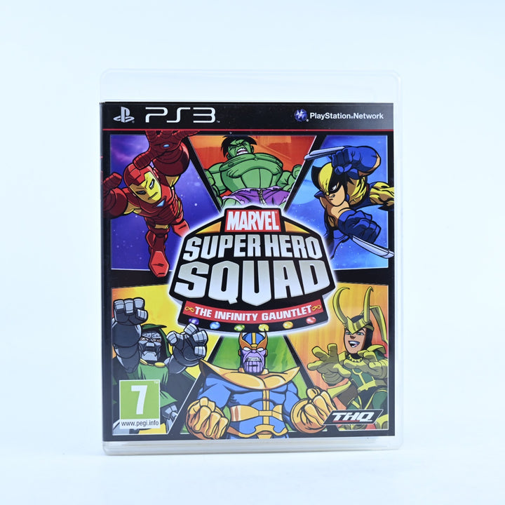 MARVEL Super Hero Squad: The Infinity Gauntlet - PS3 Game + Manual