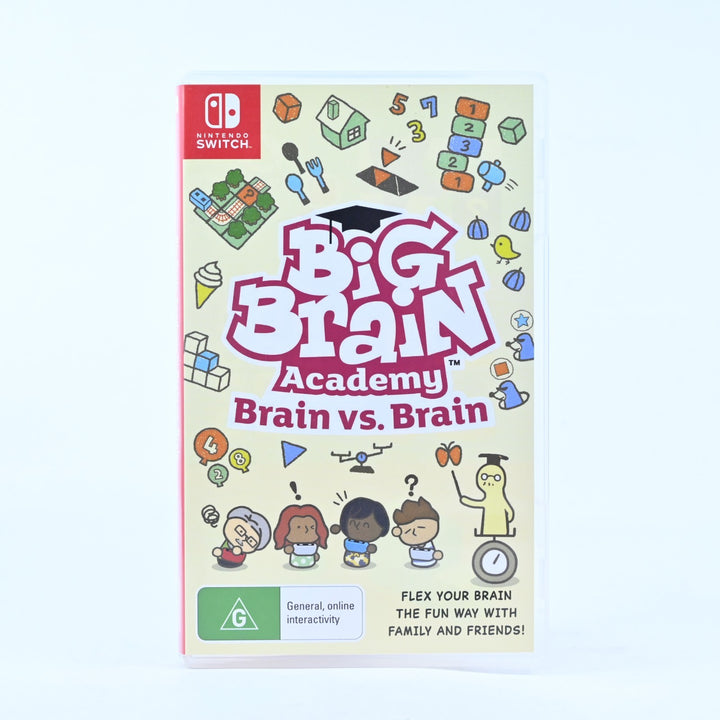 Big Brain Academy: Brain vs. Brain - Nintendo Switch Game - FREE POST!