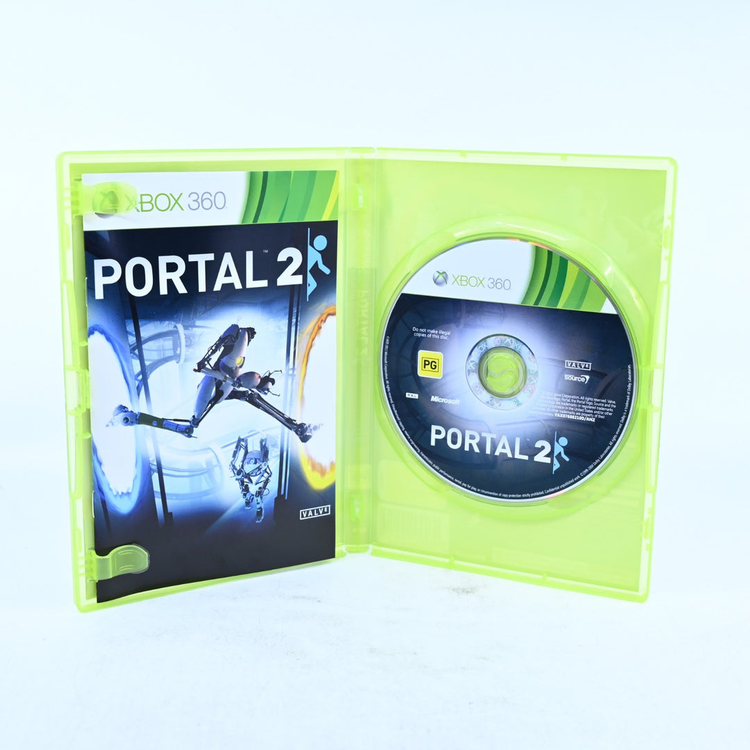 Portal 2 - Xbox 360 Game + Manual - PAL - MINT DISC!