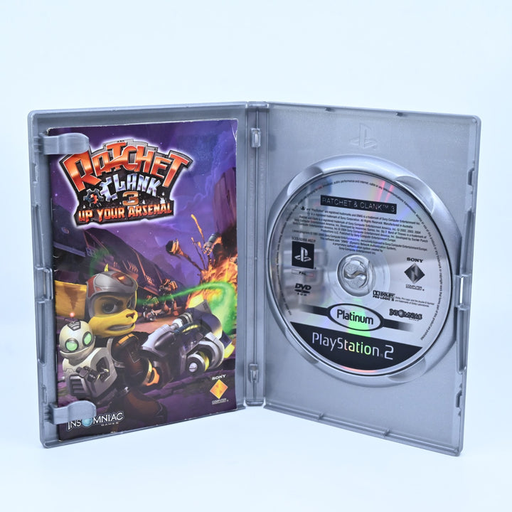 Ratchet & Clank 3: Up Your Arsenal - Sony Playstation 2 / PS2 Game + Manual