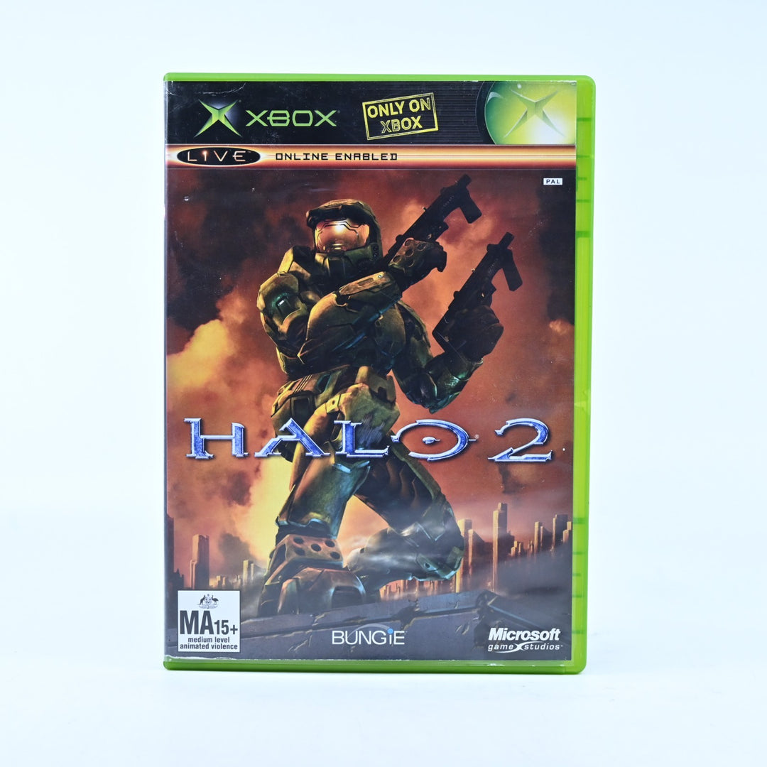 Halo 2 - Original Xbox Game + Manual - PAL - MINT DISC!