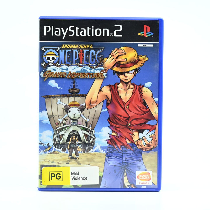 One Piece: Grand Adventure - Sony Playstation 2 / PS2 Game + Manual - MINT DISC!