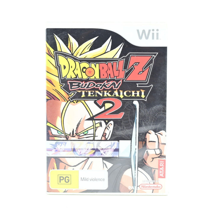 Dragon Ball Z: Budokai Tenkaichi 2 - Nintendo Wii Game + Manual - MINT DISC