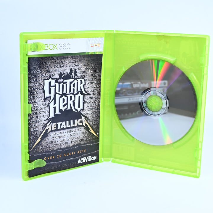 Guitar Hero: Metallica - Xbox 360 Game + Manual - PAL - MINT DISC!