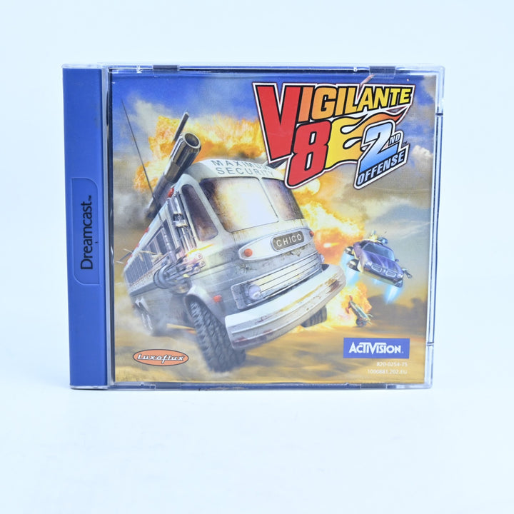 Vigilante 8: Second Offense - Sega Dreamcast Game - PAL + Manual MINT DISC!