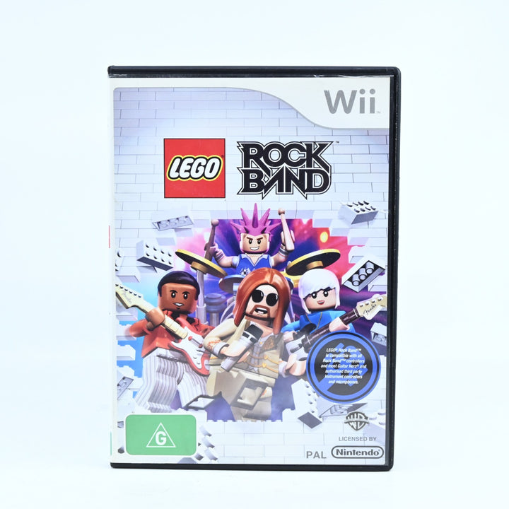 LEGO Rockband - Nintendo Wii Game + Manual - PAL - MINT DISC!