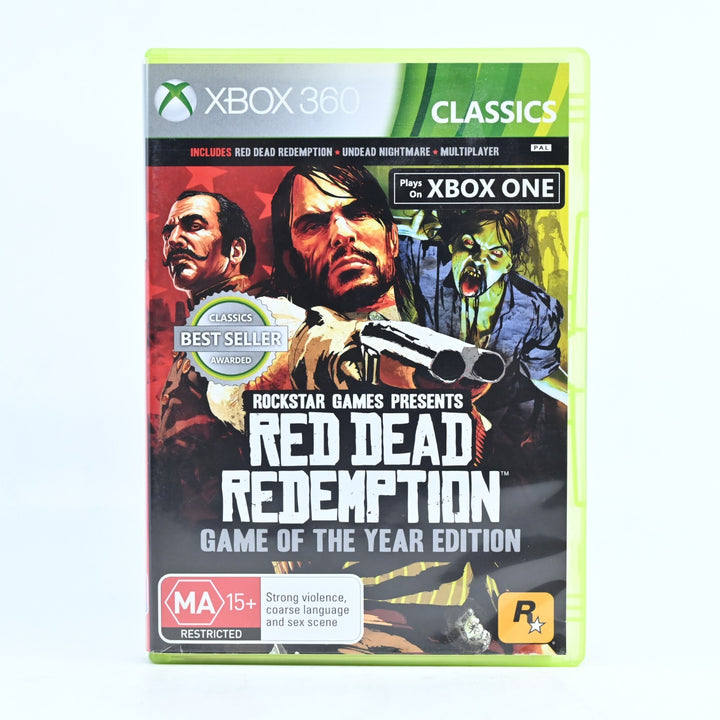 Red Dead Redemption: GOTY - Xbox 360 Game + Map - PAL - MINT DISC!