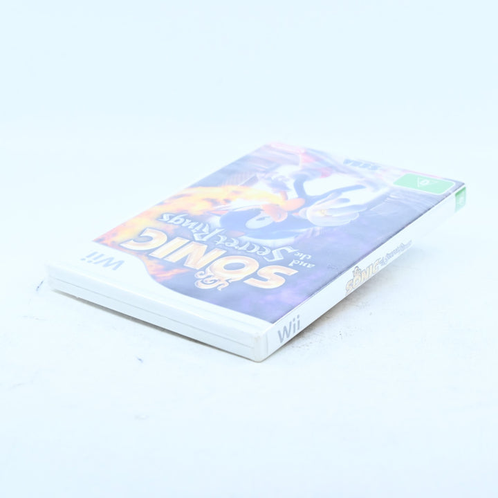 SEALED! Sonic and the Secret Rings - Nintendo Wii Game - PAL - Complete in box