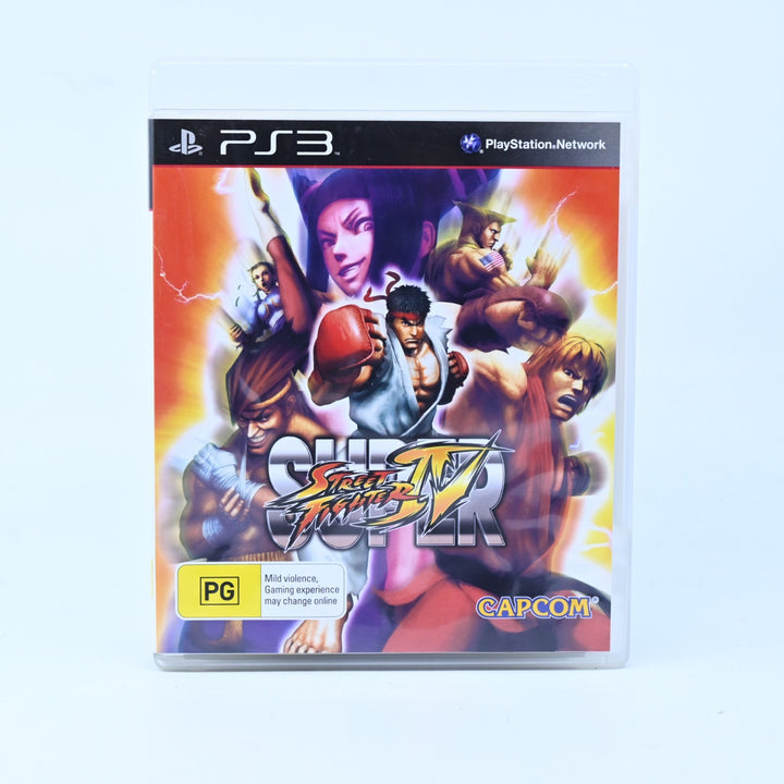 Super Street Fighter IV - Sony Playstation 3/ PS3 Game + Manual - PAL