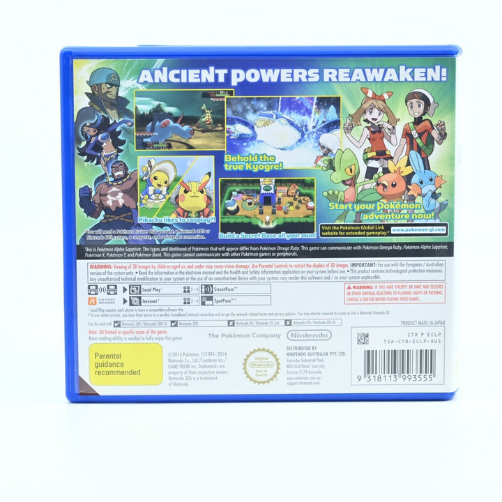 Pokemon: Alpha Sapphire - Nintendo 3DS Game - PAL - FREE POST