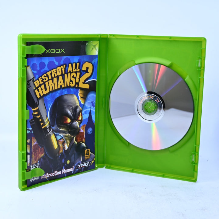 Destroy All Humans! 2 - Original Xbox Game + Manual - Region Free - MINT DISC!
