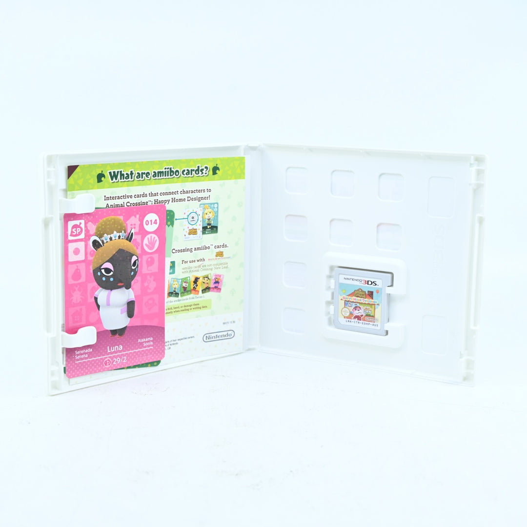Animal Crossing: Happy Home Designer - Nintendo 3DS Game - PAL + Manual