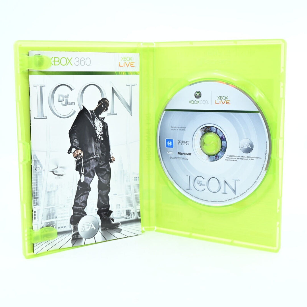 Def Jam: Icon - Xbox 360 Game + Manual - PAL - MINT DISC!