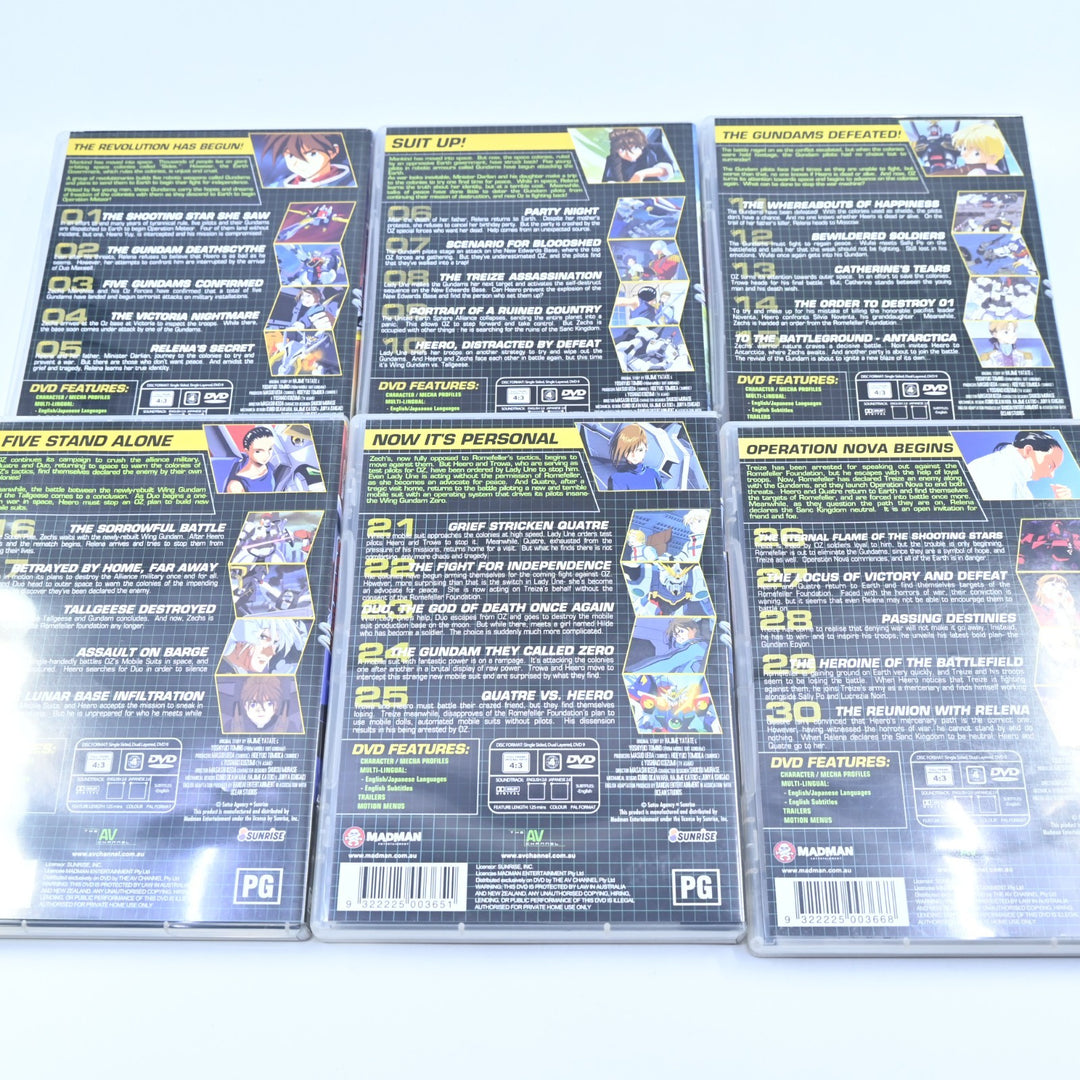 Moblie Suit Gundam Wing - Volumes 1 to 10 - Region  4 - Anime DVDs