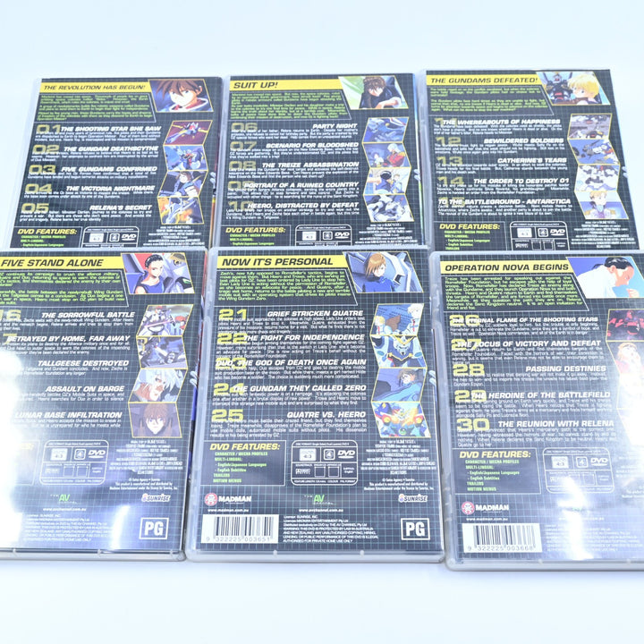 Moblie Suit Gundam Wing - Volumes 1 to 10 - Region  4 - Anime DVDs