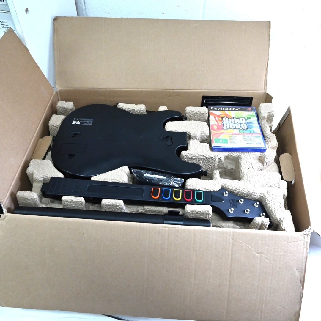 Band Hero Band Kit - No Outer Sleeve - PS2 Game + Controllers - PAL