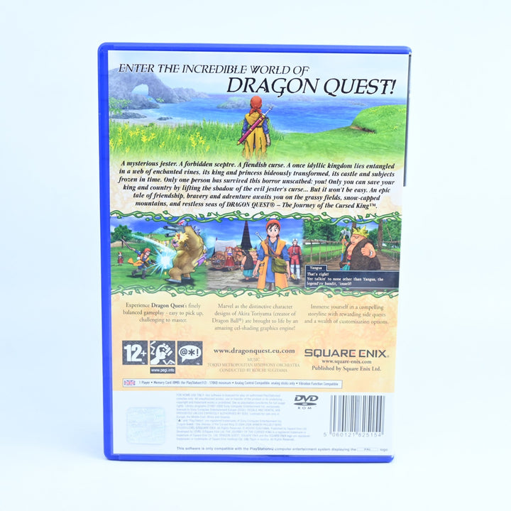 Dragon Quest VIII: The Journey of the Cursed King - PS2 Game + Manual - PAL