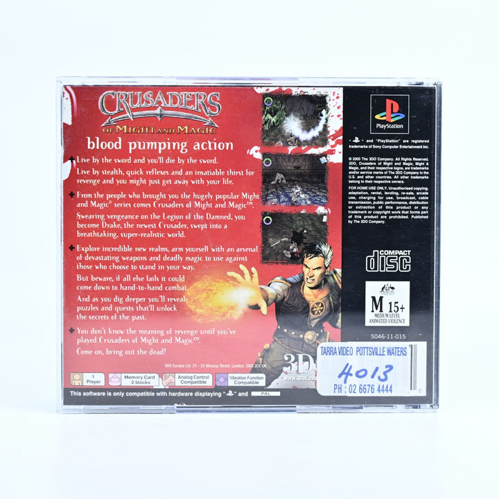 Crusaders of Might and Magic - Sony Playstation 1 / PS1 Game + Manual - PAL