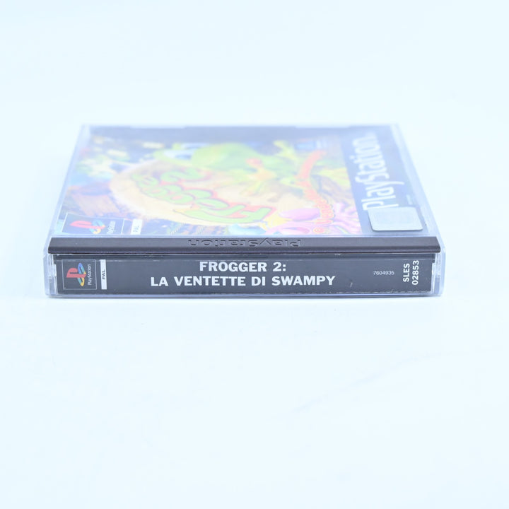 Frogger 2: La Vendetta Di Swampy - Sony Playstation 1 / PS1 Game + Manual - PAL