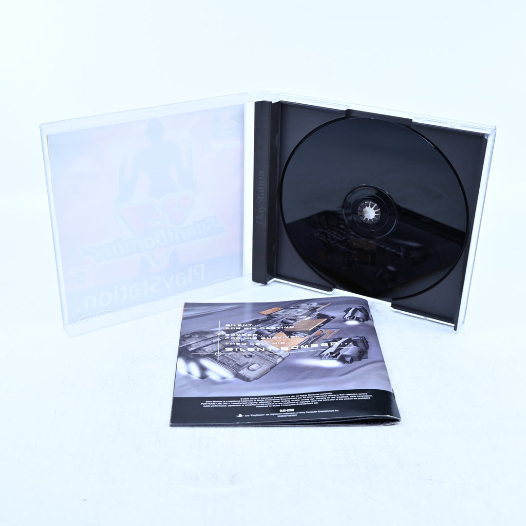 Silent Bomber - Sony Playstation 1 / PS1 Game + Manual - PAL - MINT DISC!