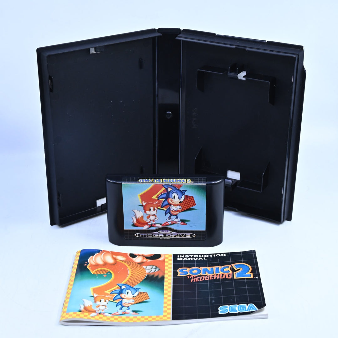 Sonic The Hedgehog 2 - Sega Mega Drive Game + Manual - PAL - FREE POST!