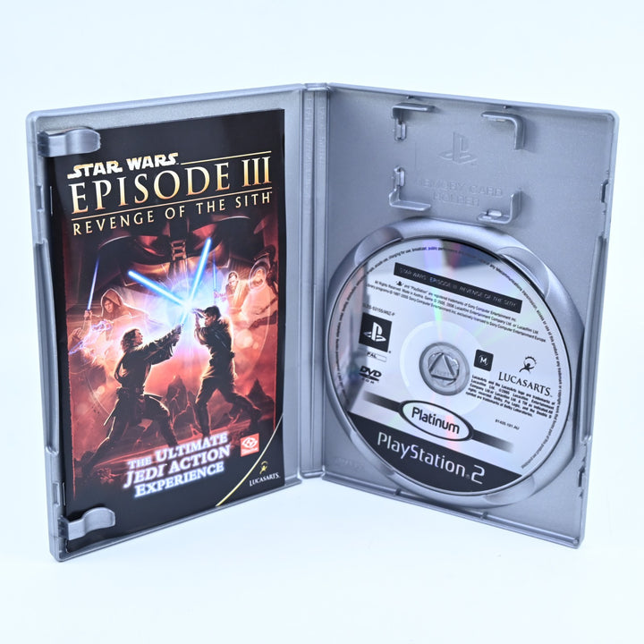 Star Wars: Episode III Revenge of the Sith - PS2 Game + Manual - PAL
