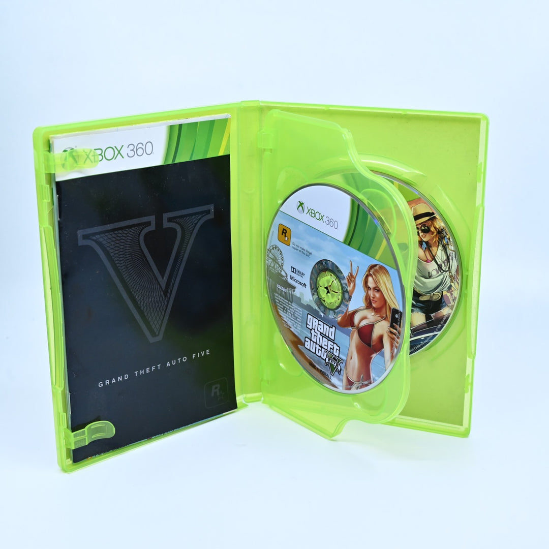 Grand Theft Auto V 5 - Xbox 360 Game + Manual + Map - Region Free - FREE POST!
