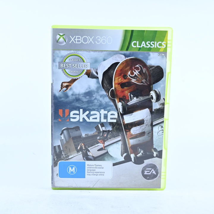Skate 3 - Xbox 360 Game + Manual - PAL - MINT DISC!