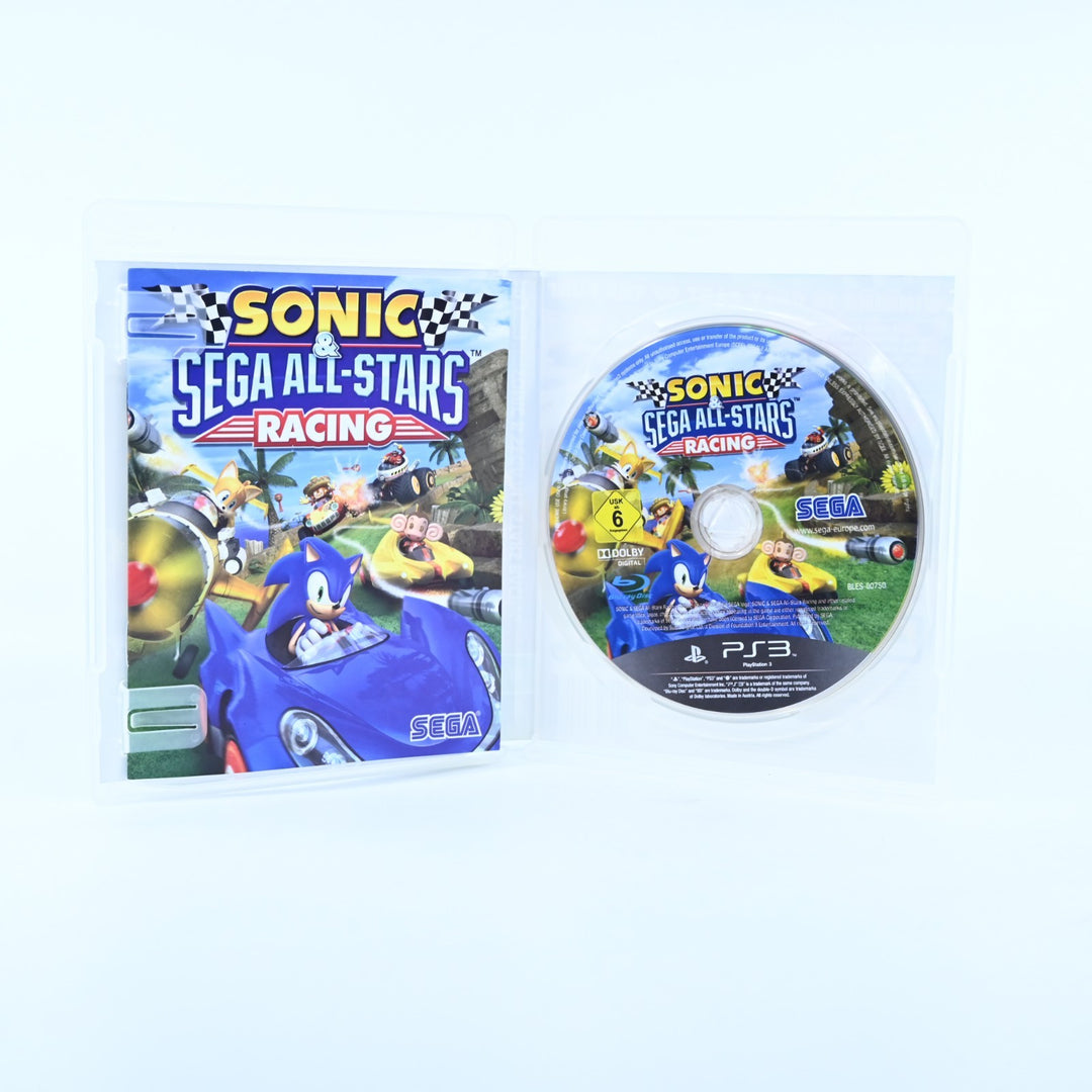 Sonic & Sega All-Stars Racing - Sony Playstation 3 / PS3 Game + Manual