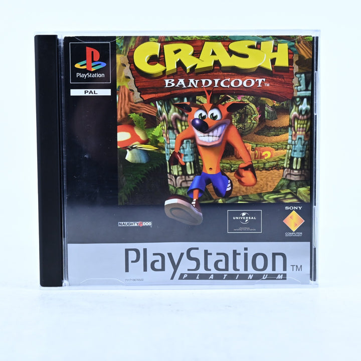 Crash Bandicoot - Sony Playstation 1 / PS1 Game + Manual - PAL - MINT DISC!