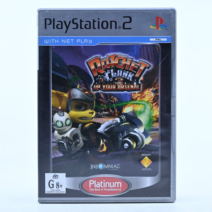 Ratchet & Clank 3: Up Your Arsenal - Sony Playstation 2 / PS2 Game + Manual PAL