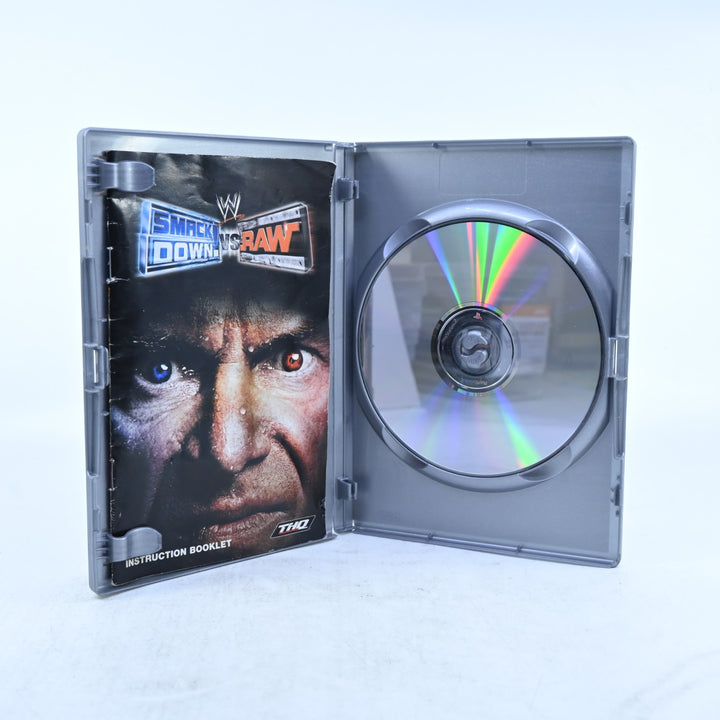 SmackDown! Vs. Raw 2006 - Sony Playstation 2 / PS2 Game + Manual - PAL