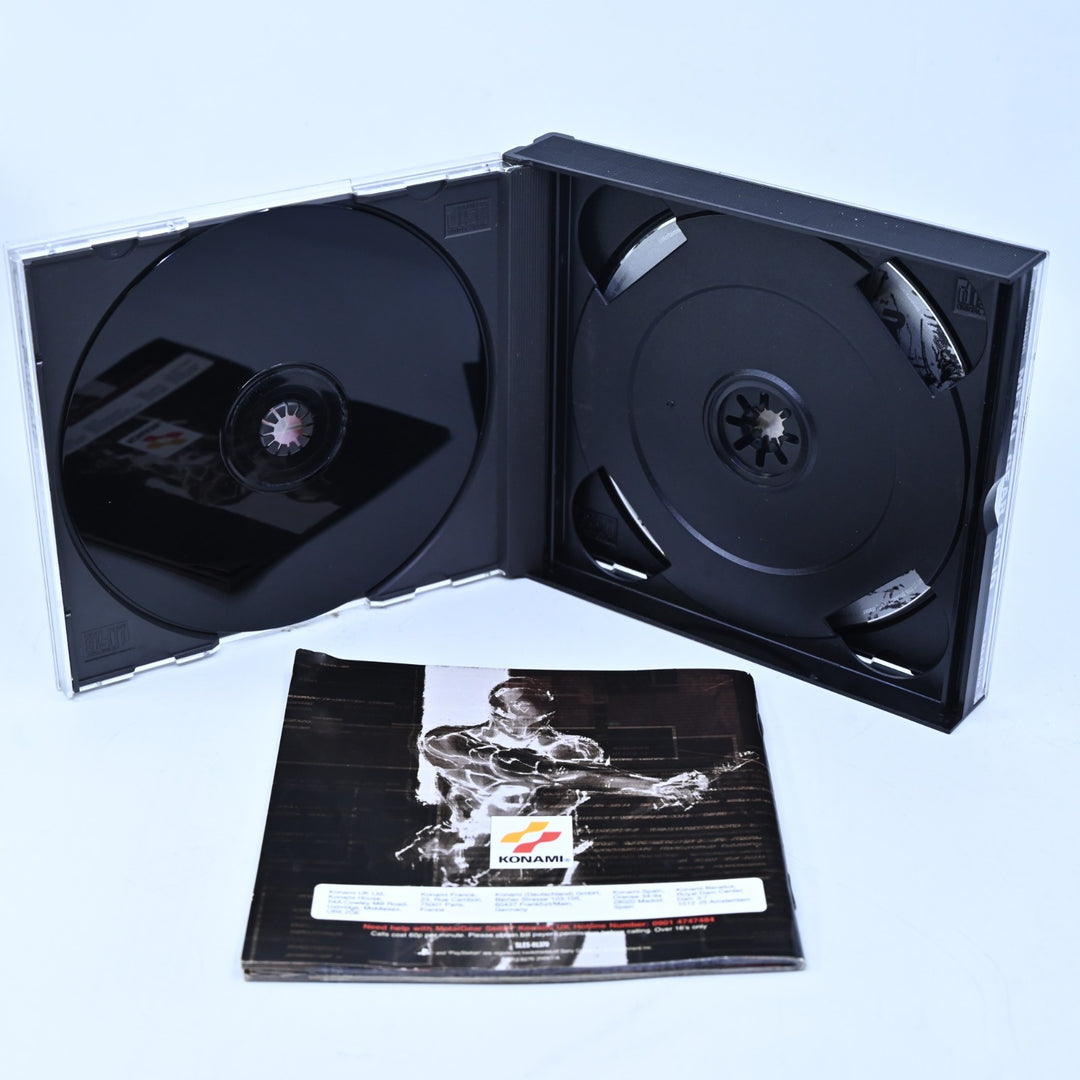 Metal Gear Solid - Sony Playstation 1 / PS1 Game + Manual - PAL - MINT DISC!