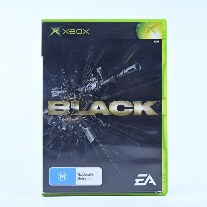 Black - Original Xbox Game + Manual - PAL - MINT DISC!