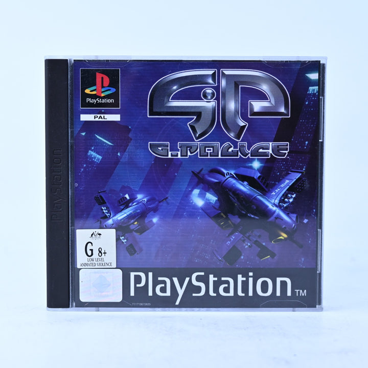 G-Police - Sony Playstation 1 / PS1 Game + Manual - PAL - MINT DISC!