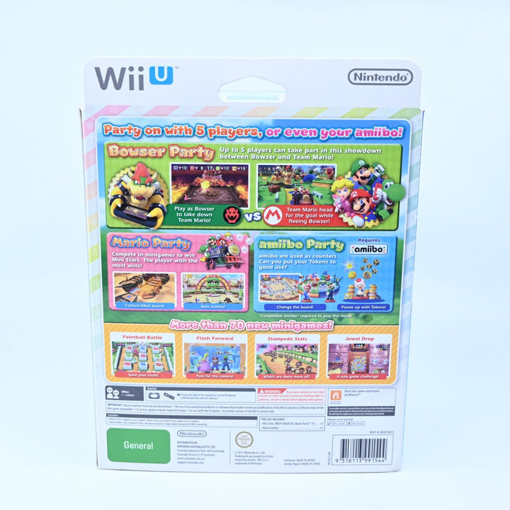 Mario Party 10 + Mario Amiibo - Nintendo Wii U Game - PAL - FREE POST!