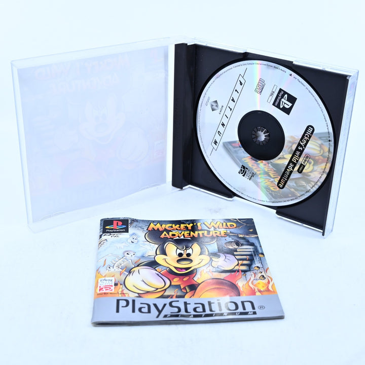Mickey's Wild Adventure - Sony Playstation 1 / PS1 Game + Manual - PAL