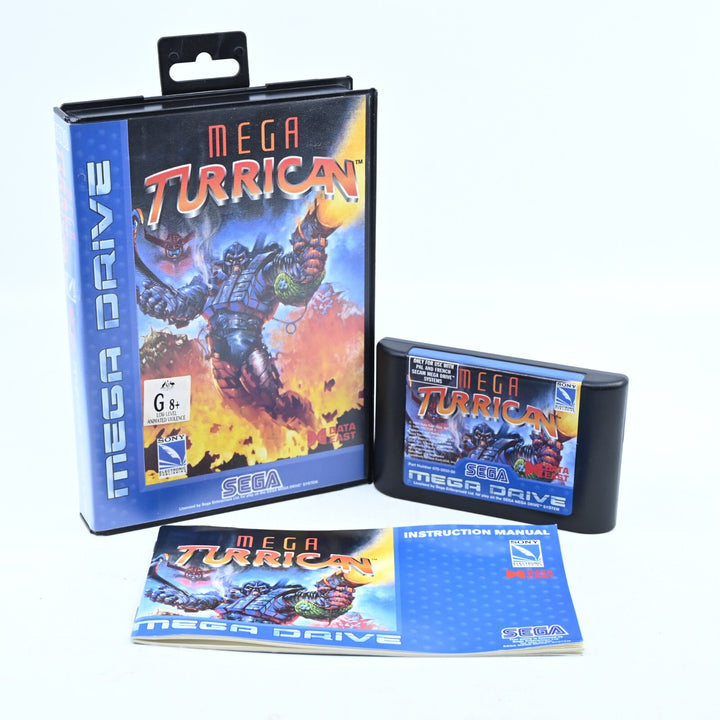 Mega Turrican - Sega Mega Drive Game - PAL - FREE POST!